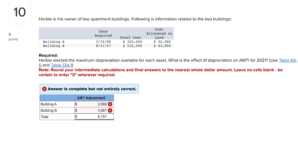 Solved Herbie is the owner of two apartment buildings. | Chegg.com