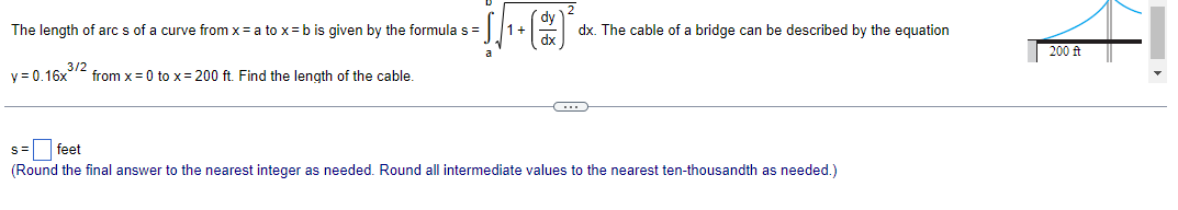 Solved The Length Of Arc S Of A Curve From X=a To X=b Is | Chegg.com