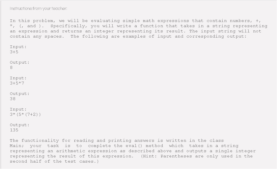 Solved Language: java someone answered it before but it was | Chegg.com