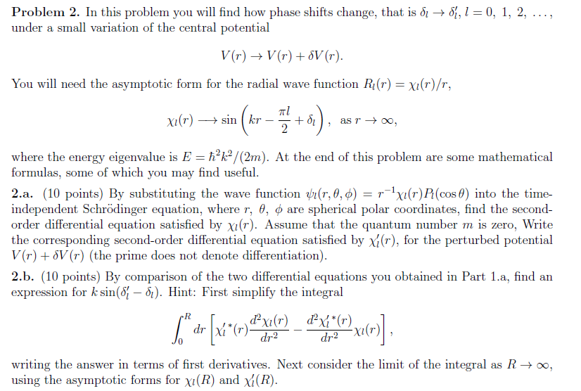 Solved Problem 2. In this problem you will find how phase | Chegg.com