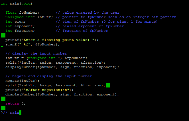 Solved In C, Modify the given code where it says To Be | Chegg.com