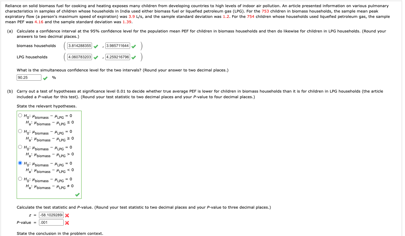 Solved mean PEF was 4.16 and the sample standard deviation