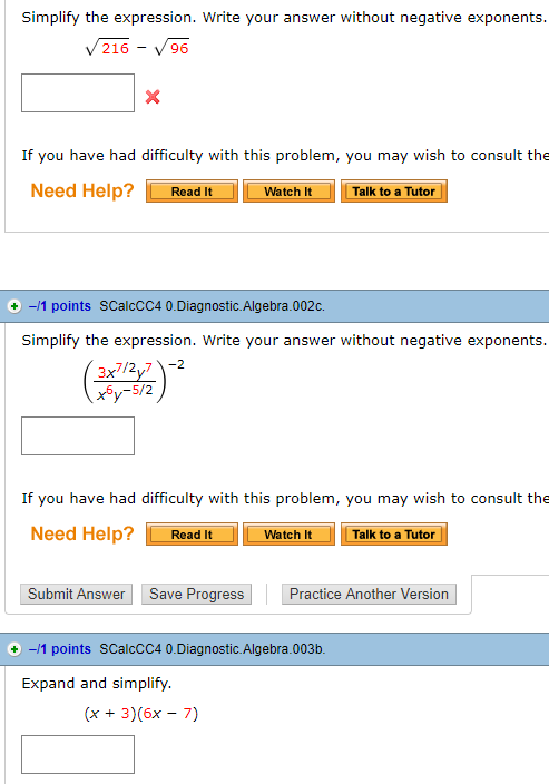 Solved Simplify the expression. Write your answer without | Chegg.com