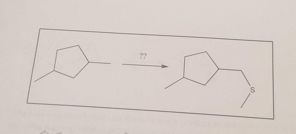 Solved Propose A Possible Synthesis For The Following. | Chegg.com