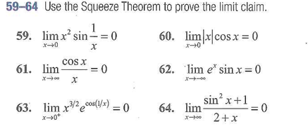 squeeze theorem calculator