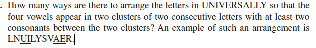 Solved How many ways are there to arrange the letters in | Chegg.com