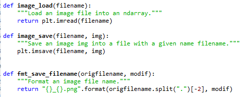 Python blur effect code functions used in class : ( | Chegg.com