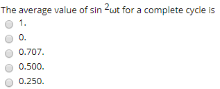 time average of sin^2(wt)