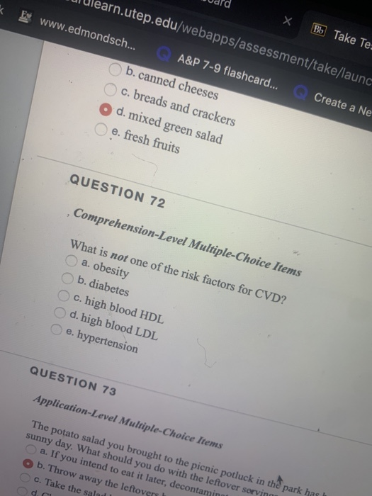 Solved QUESTION 85 Taking vitamin or mineral supplements