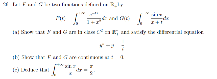 Solved Let F ﻿and G ﻿be Two Functions Defined On | Chegg.com