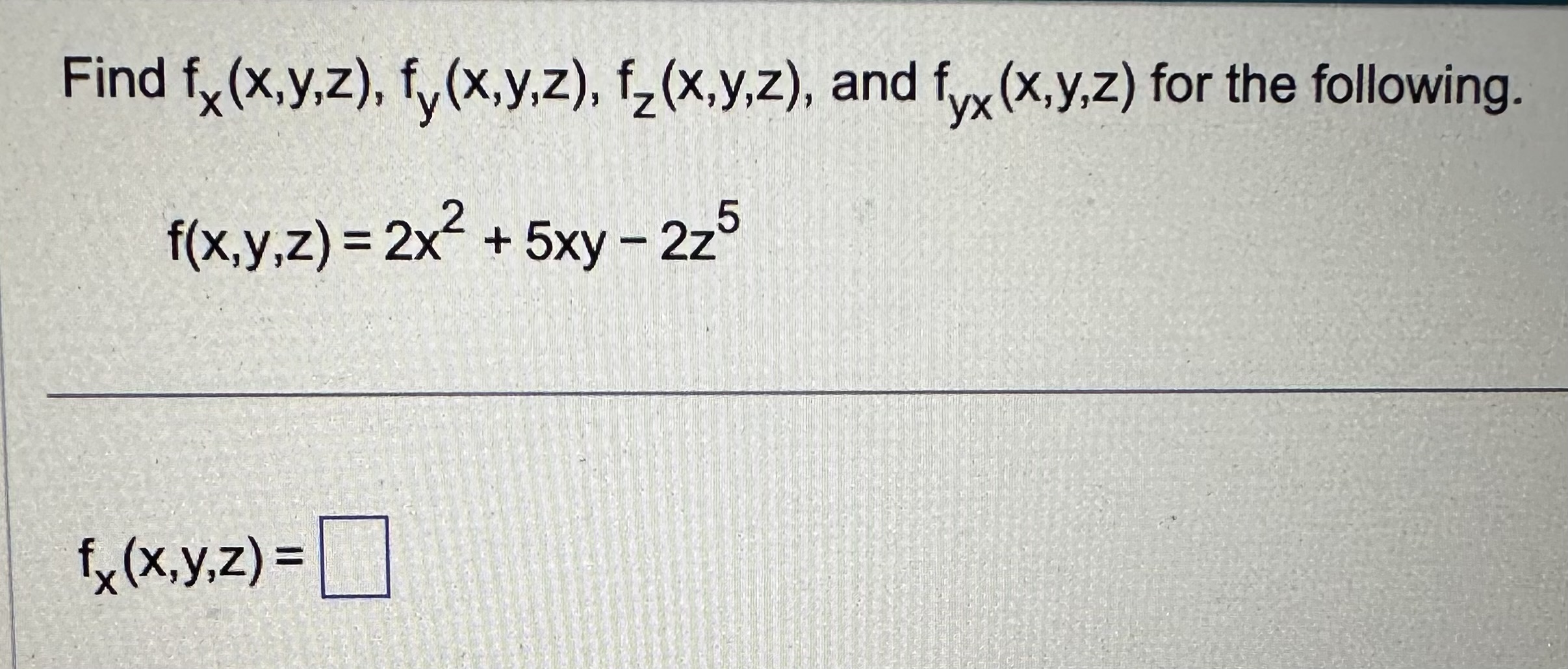 IS F X Y THE SAME AS Z visual data 2
