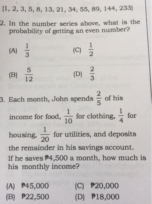 Solved Answer the problem solving and show your solutions in | Chegg.com