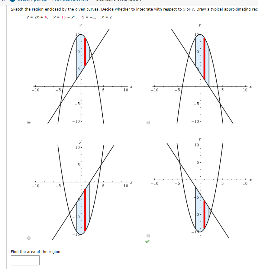 Solved --- --- -- - --- --- ----------- Sketch the region | Chegg.com