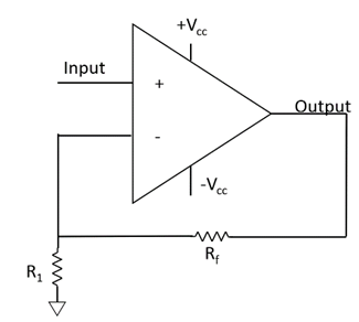 Solved For the non-inverting amplifier shown in the figure, | Chegg.com