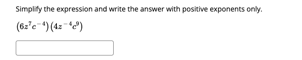 Solved Simplify the expression and write the answer with | Chegg.com