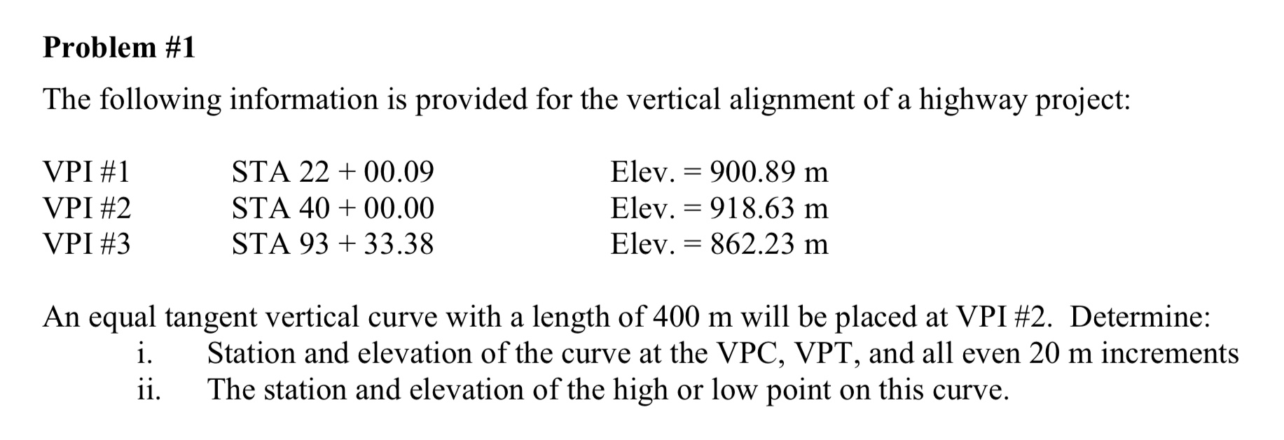 Solved Problem #1 The following information is provided for | Chegg.com