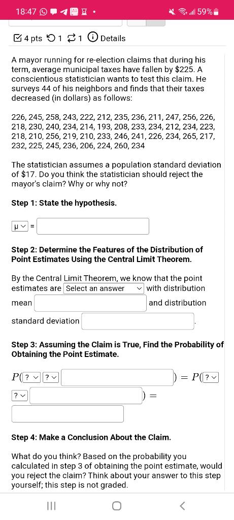 Solved A Mayor Running For Re-election Claims That During | Chegg.com