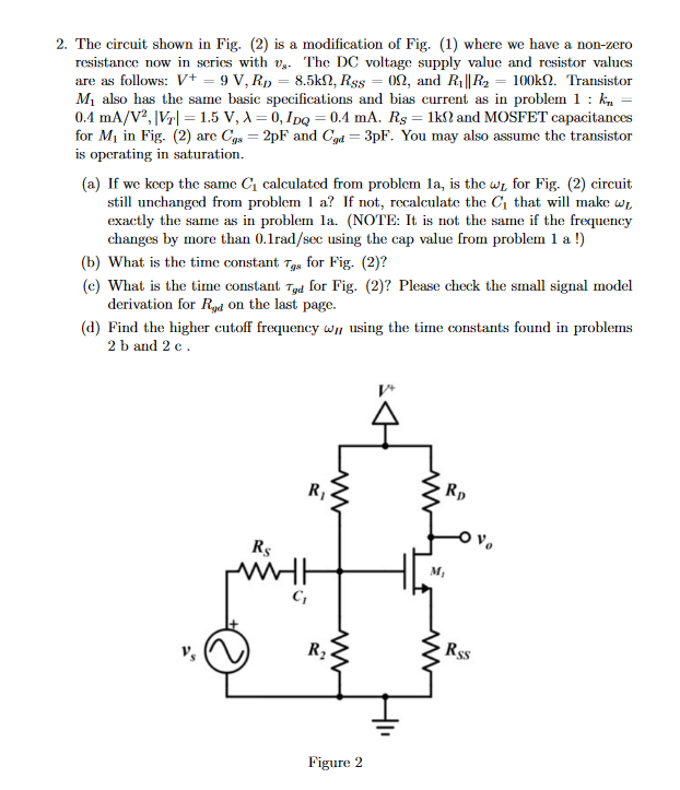 Solved The circuit shown in Fig. (2) ﻿is a modification of | Chegg.com