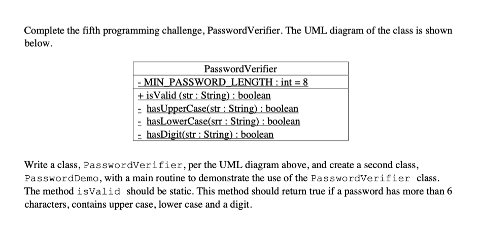 Solved Complete the fifth programming challenge, | Chegg.com