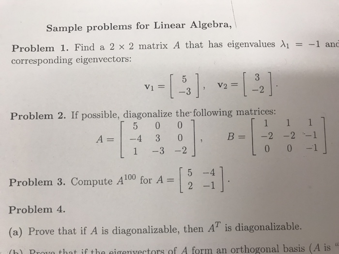 linear algebra sums