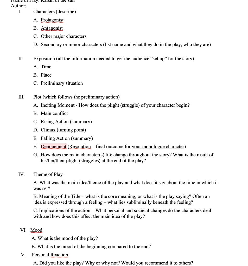 2. Rising Action This part of the story begins to develop the conflict(s).  A building of interest or suspense …