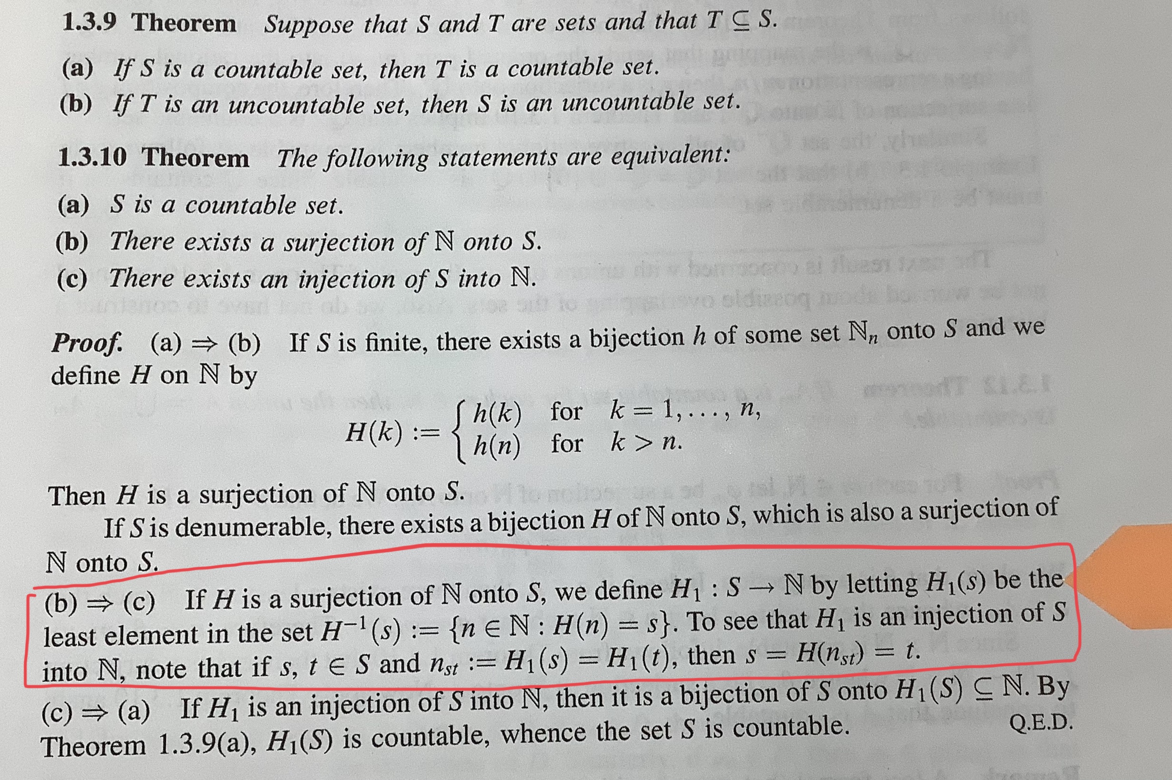 Solved Can someone explain the proof for (b) => (c) from | Chegg.com