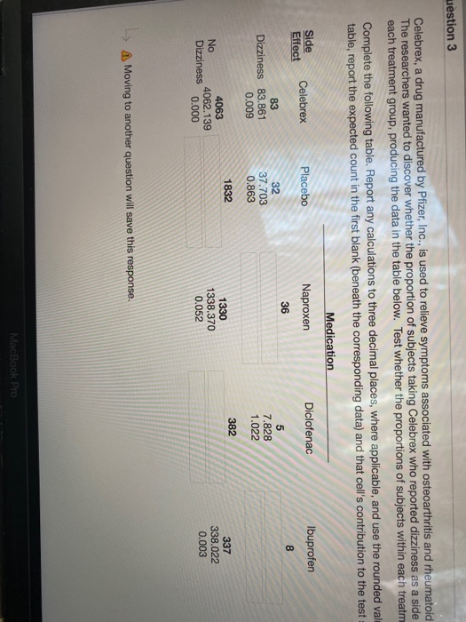 Solved Celebrex, a drug manufactured by Pfizer, Inc., is