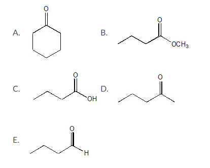 Solved Which of the following compounds can be oxidized with | Chegg.com