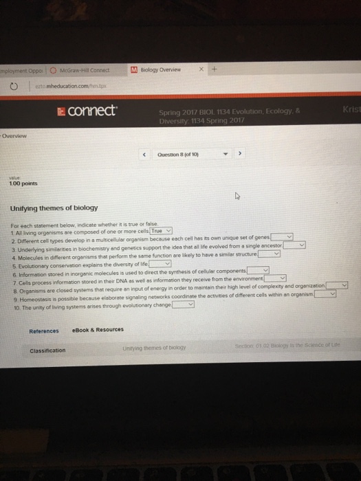 Solved For each statement below, indicate whether it is true | Chegg.com