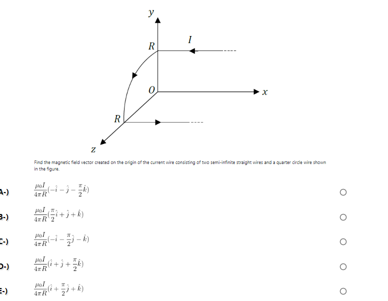 Solved у - R X 20 N Find the magnetic field vector created | Chegg.com