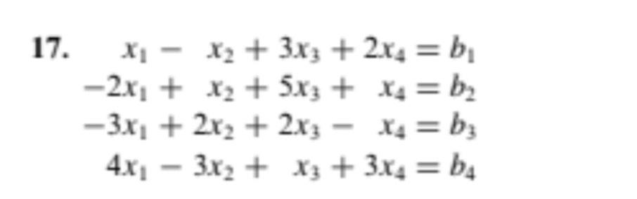 Solved Determine The Conditions On The B,'s, If Any, In | Chegg.com