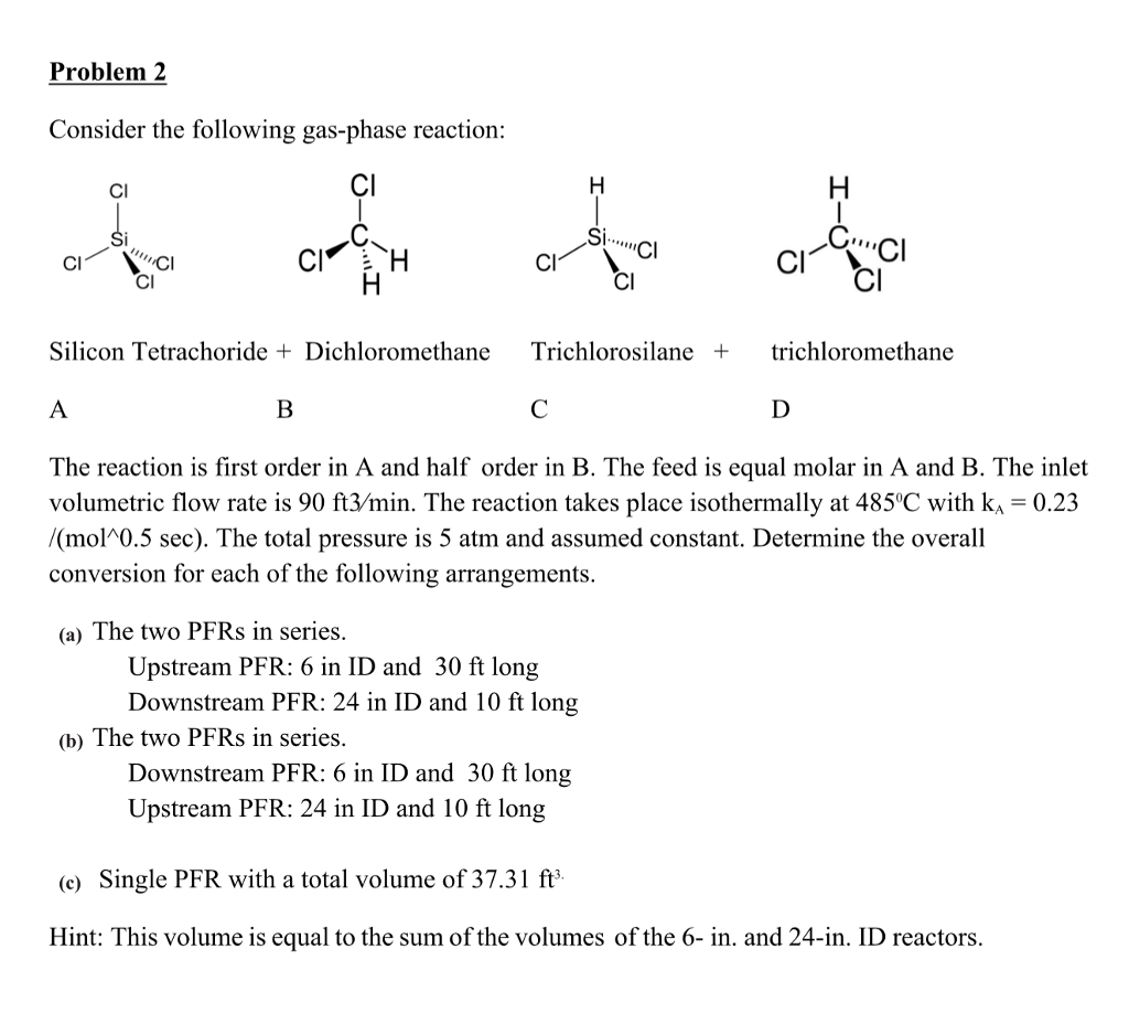 solved-problem-2-consider-the-following-gas-phase-reaction-chegg