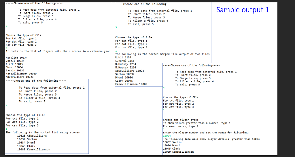 Project 2: Designing User-centered Menu-driven Java | Chegg.com