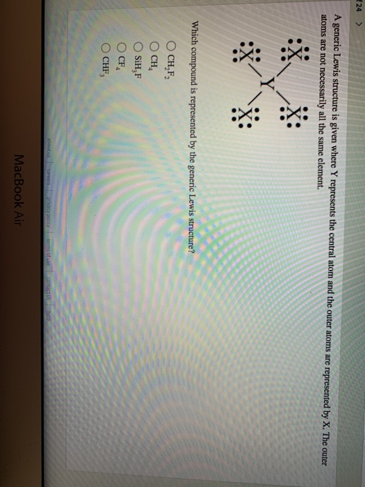 Solved whoch compound is represented by the generic lewis | Chegg.com