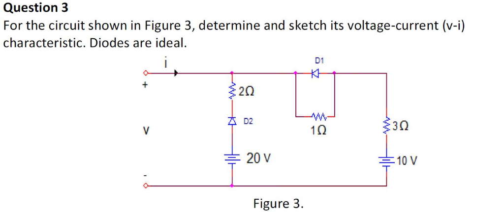 Solved Question 3 For the circuit shown in Figure 3, | Chegg.com