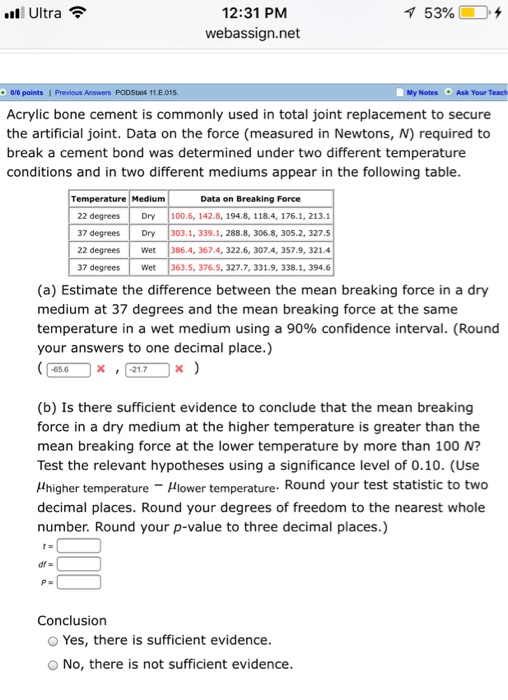 Solved Acrylic bone cement is commonly used in total joint