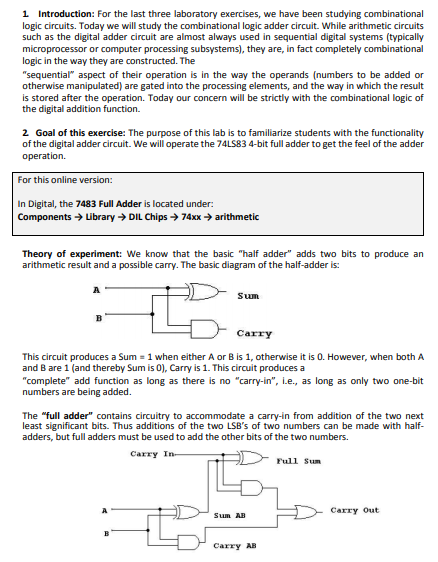 Solved For this lab, submit A SINGLE Digital (.dig