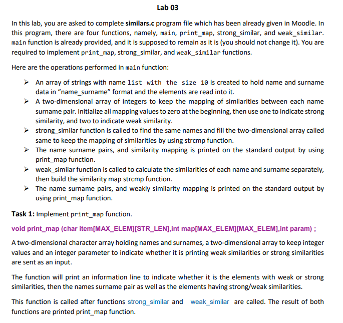Solved Lab 03 In this lab, you are asked to complete | Chegg.com