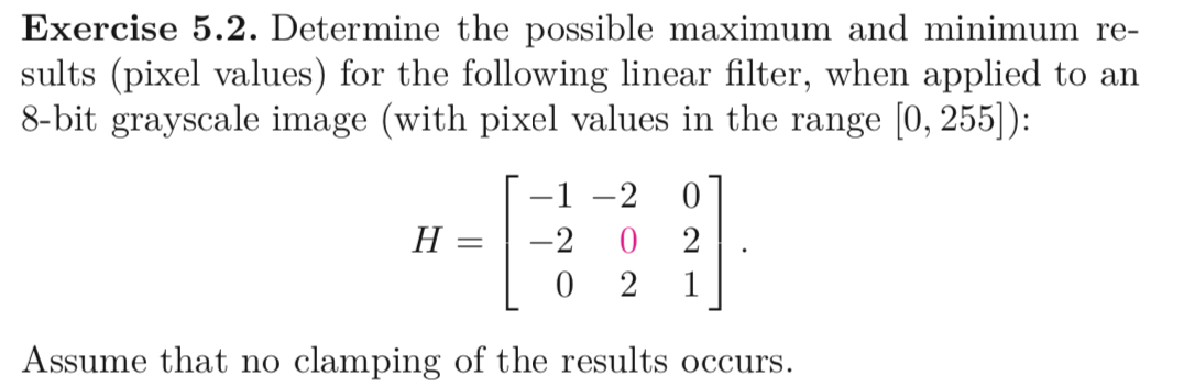 Solved Exercise 5.2. Determine The Possible Maximum And | Chegg.com