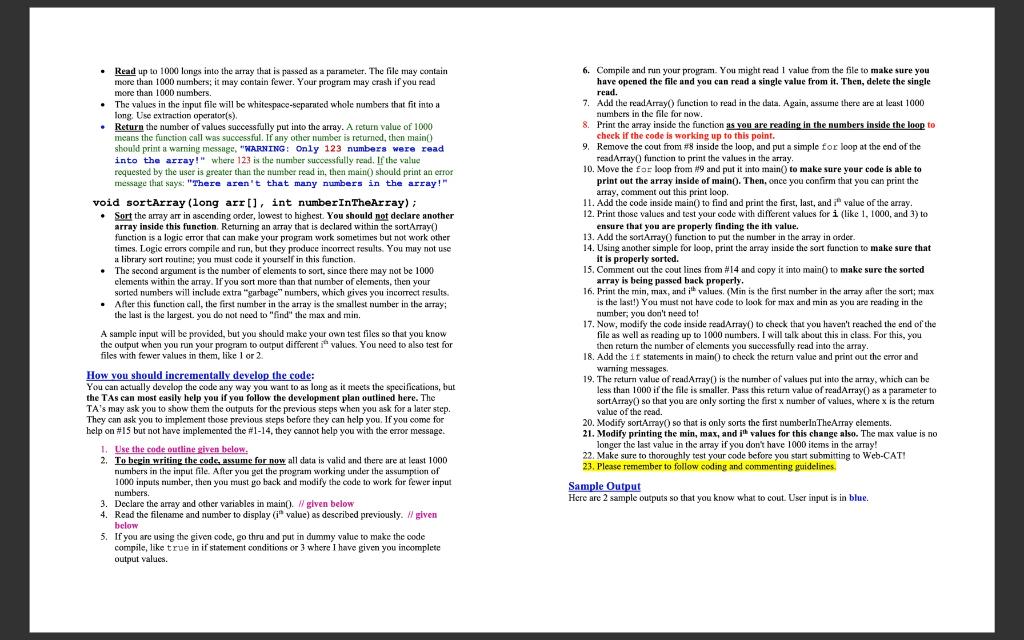 To get started, create a new project and copy-paste | Chegg.com
