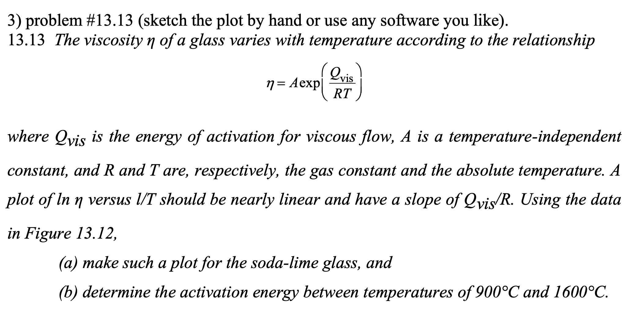 Solved 3) problem #13.13 (sketch the plot by hand or use any | Chegg.com