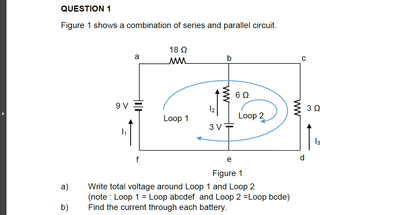 Solved QUESTION 1 Figure 1 Shows A Combination Of Series And | Chegg.com