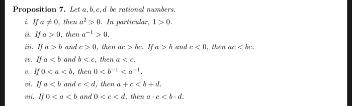 Solved Proposition 7 Let A B C D Be Rational Numbers I Chegg Solved Proposition 7 Let A B C D Be Rational Numbers I Chegg