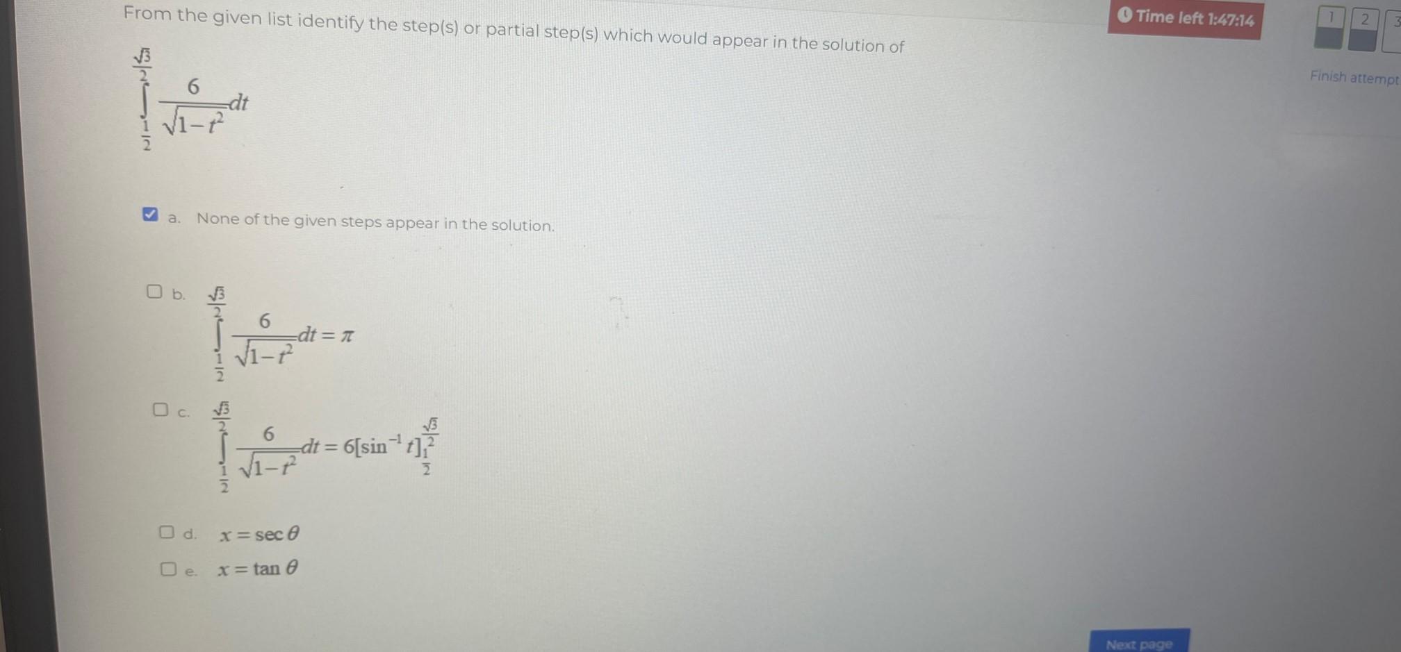 Solved From the given list identify the step(s) or partial | Chegg.com