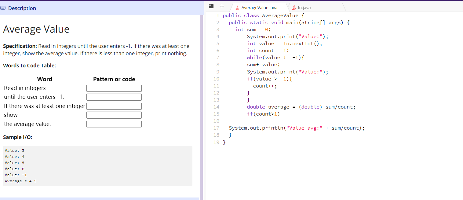 Solved Java questionSpecification: Read in integers until | Chegg.com