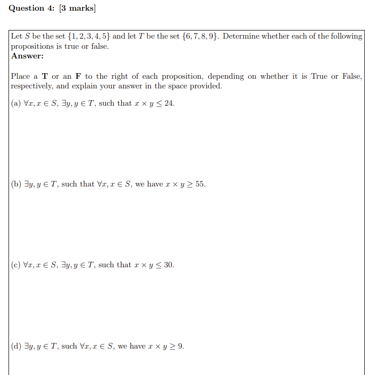 Solved Let S Be The Set {1,2,3,4,5} And Let T Be The Set | Chegg.com