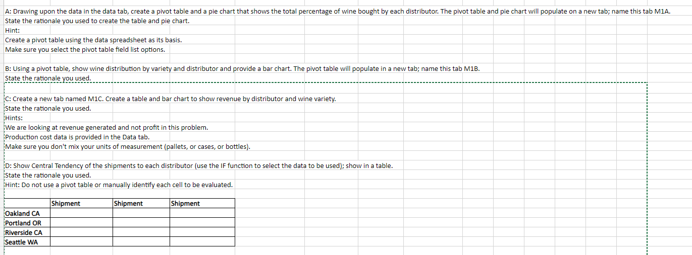 Solved State the rationale you used to create the table and | Chegg.com