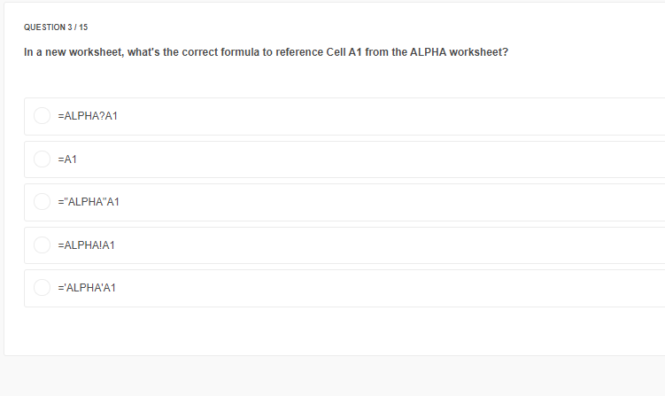 Reference Cell From Alpha Worksheet