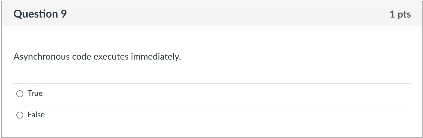 Solved Question 6 1 pts The difference between a while and a | Chegg.com