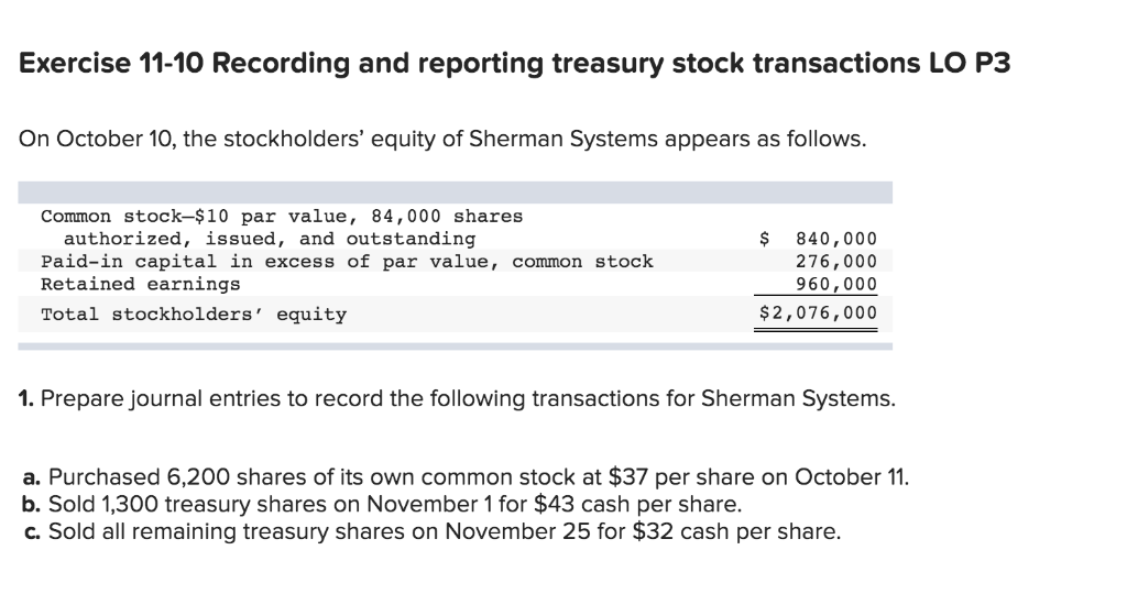 treasury stock transaction definition